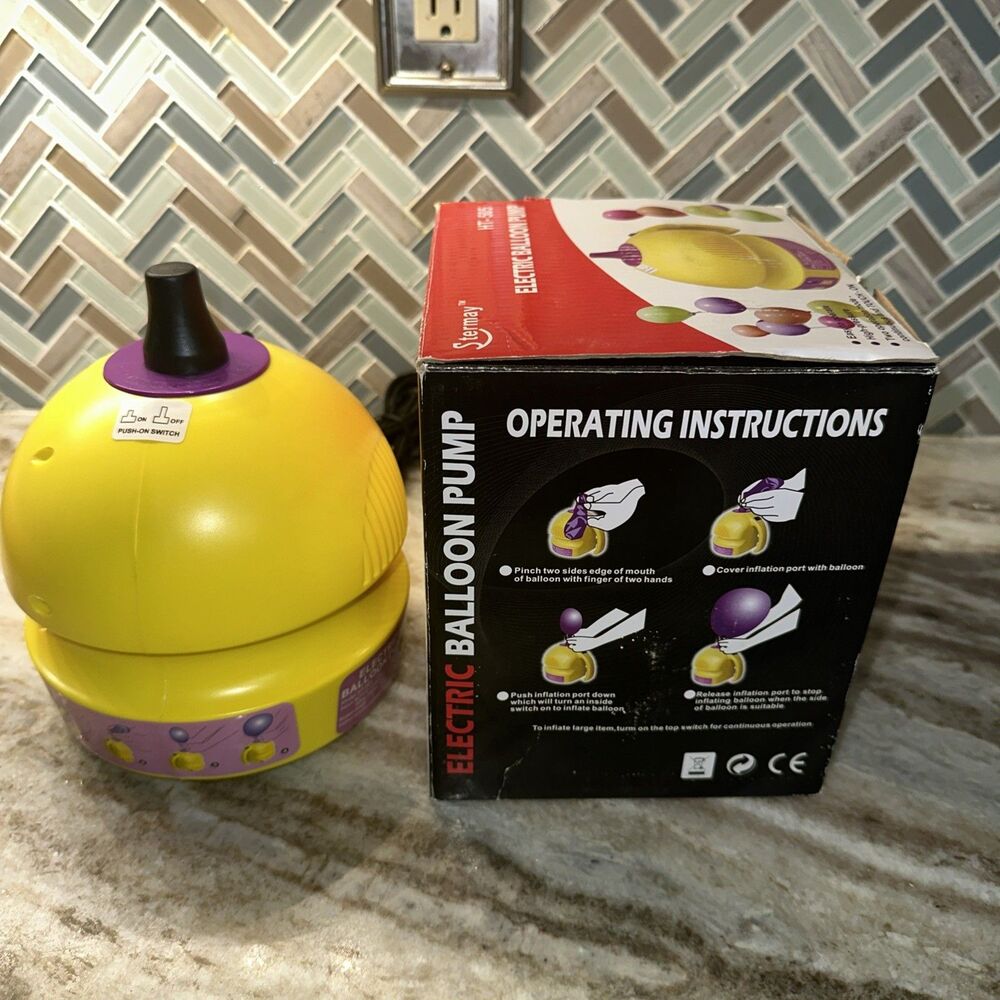STERMAY HT-505 ELECTRIC BALLOON PUMP 110 VOLTS Works Great